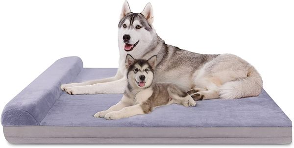 My Review Extra Large Dog Bed Orthopedic Jumbo Dog Beds Pillow Pet Bed Mat Joint Relief Pet Sleeping Mattress, Non Slip Removable Washable Cover