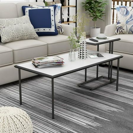 My Review Brendan-Kai 2 Piece Coffee Table Set Number of End Tables: 1 1 End Table: Yes
Clean crisp lines define this functional two piece coffee table set from the Buckland collection