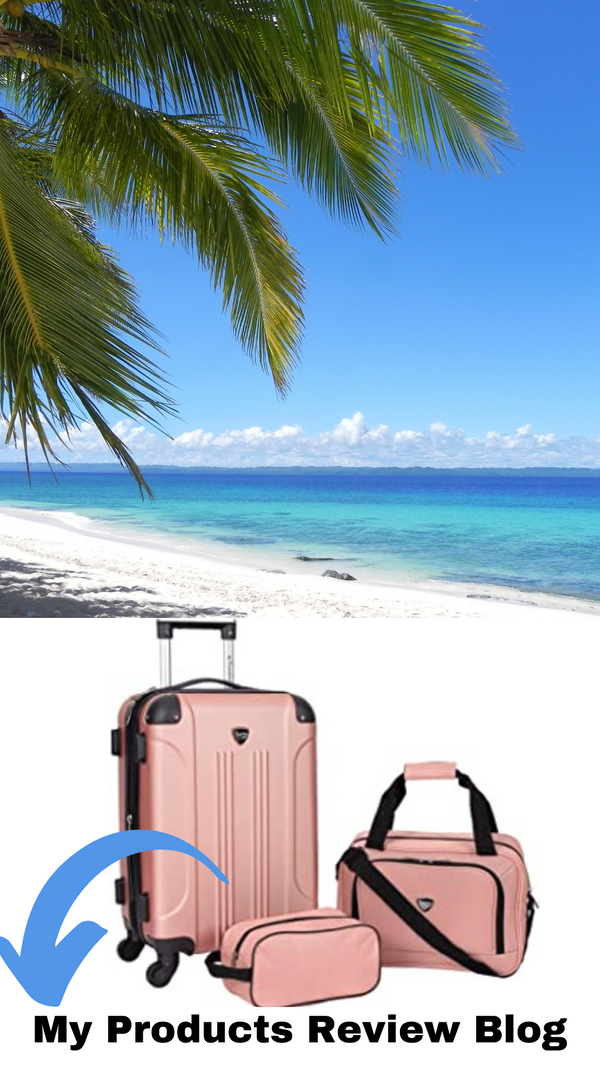 My Review Travelers Club Chicago Hardside Expandable Spinner Luggage, Rose Gold, 3 Piece Set
