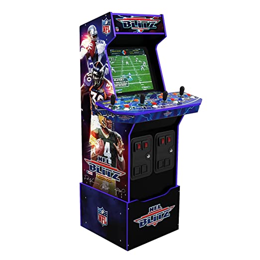 My Review Arcade1Up NFL Blitz Legends Arcade Machine, 4-Foot — 4 Player Arcade Game Machine