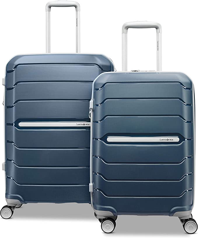 My Review Samsonite Freeform Hardside Expandable with Double Spinner Wheels, Navy, 2-Piece Set (21/28)