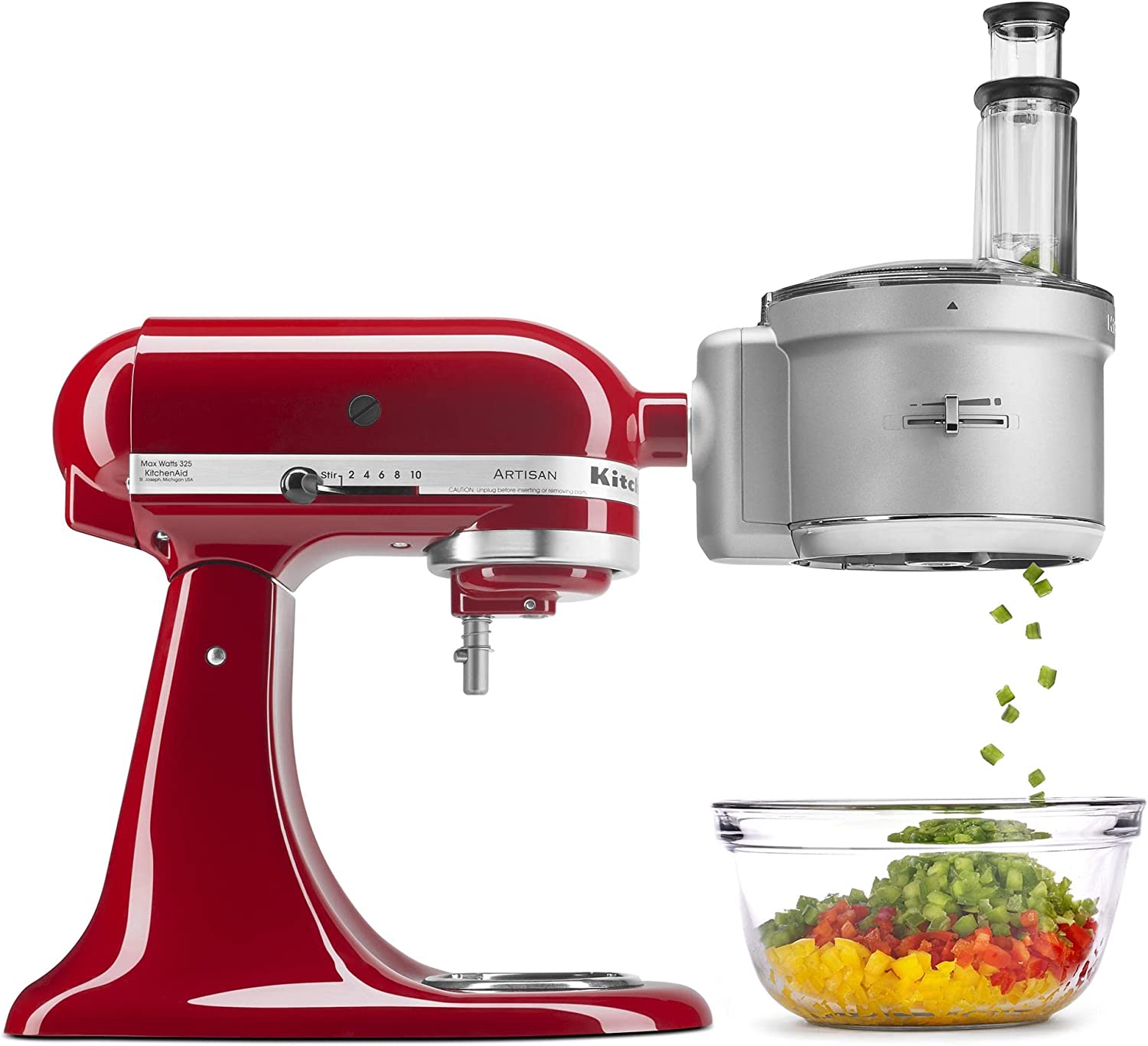 My Review KitchenAid KSM2FPA Food Processor Attachment, Dicing Kit, Silver