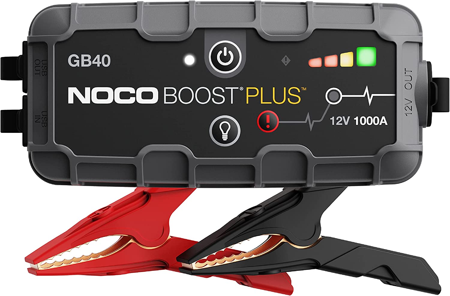 My Review NOCO Boost Plus GB40 1000 Amp 12-Volt UltraSafe Lithium Jump Starter Box, Car Battery Booster Pack, Portable Power Bank Charger, and Jumper Cables for up to 6-Liter Gasoline and 3-Liter Diesel Engines