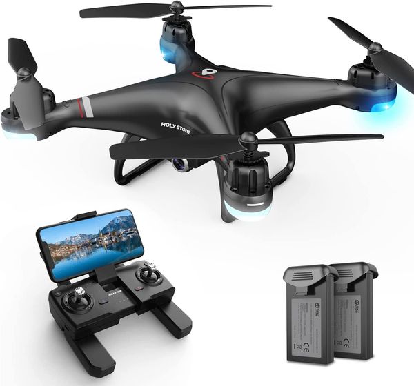 My Review Holy Stone GPS Drone with 1080P HD Camera FPV Live Video for Adults and Kids, Quadcopter HS110G Upgraded Version, 2 Batteries, Altitude Hold, Follow Me and Auto Return, Easy to Use for Beginner