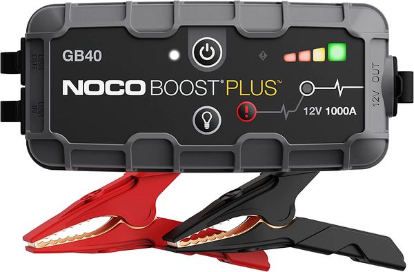 My Review NOCO Boost Plus GB40 1000 Amp 12-Volt UltraSafe Lithium Jump Starter Box, Car Battery Booster Pack, Portable Power Bank Charger, and Jumper Cables for up to 6-Liter Gasoline and 3-Liter Diesel Engines