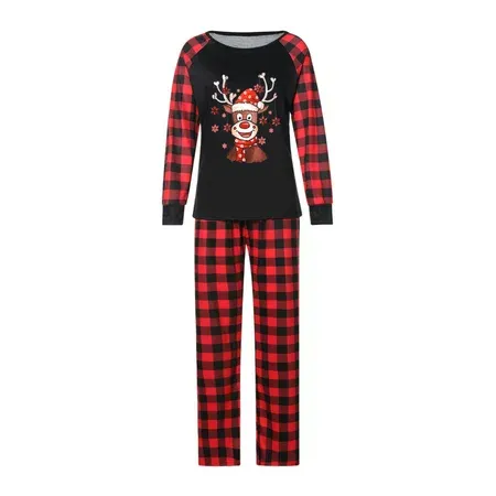 My Review Multitrust Matching Family Christmas Pajamas Cartoon Reindeer Tops + Plaid Pants
Matching Family Christmas Pajamas Long Sleeve Cartoon Reindeer Tops + Plaid Pants